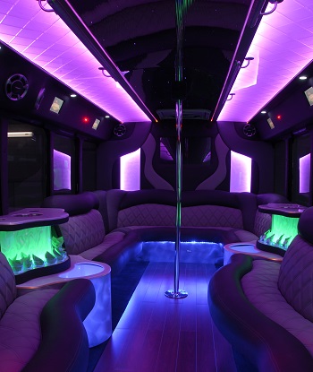 party bus wedding